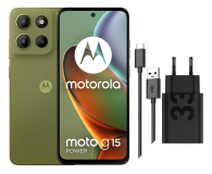 Motorola moto g15 power 8/256GB Iguana Green  + Ładowarka 33W - 1373091 - zdjęcie 1
